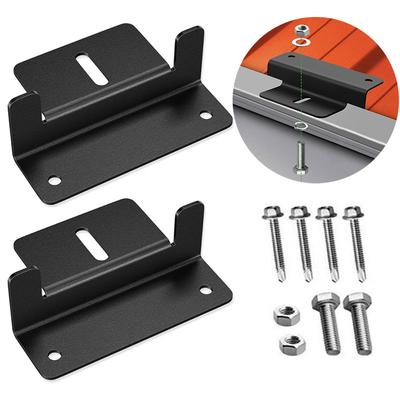 4PCS/Set Solar Panel Aluminum Bracket Kits Mounting Z Type Support Solar Panel Stand For Motorhome RV Yacht Car Accessories