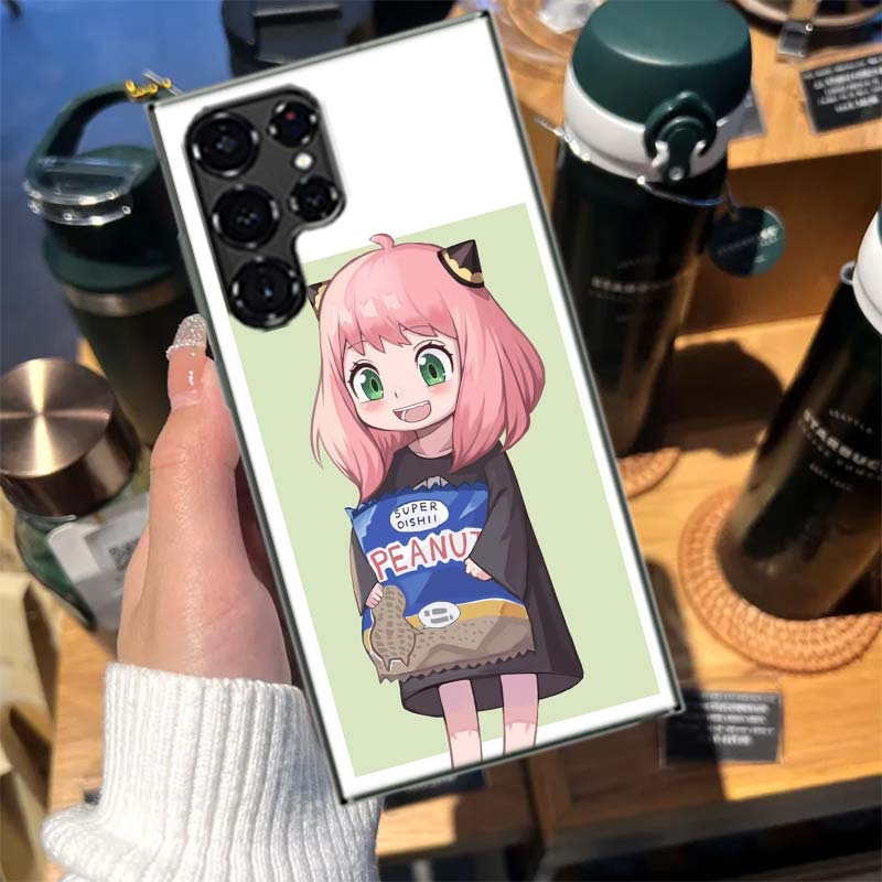 Anya Forger Mind Reading Cases Phone Case for Samsung Galaxy S26 Ultra S25 Edge S24 S23 FE S21 Plus S20 S22 S10 Cover TPU Capa S