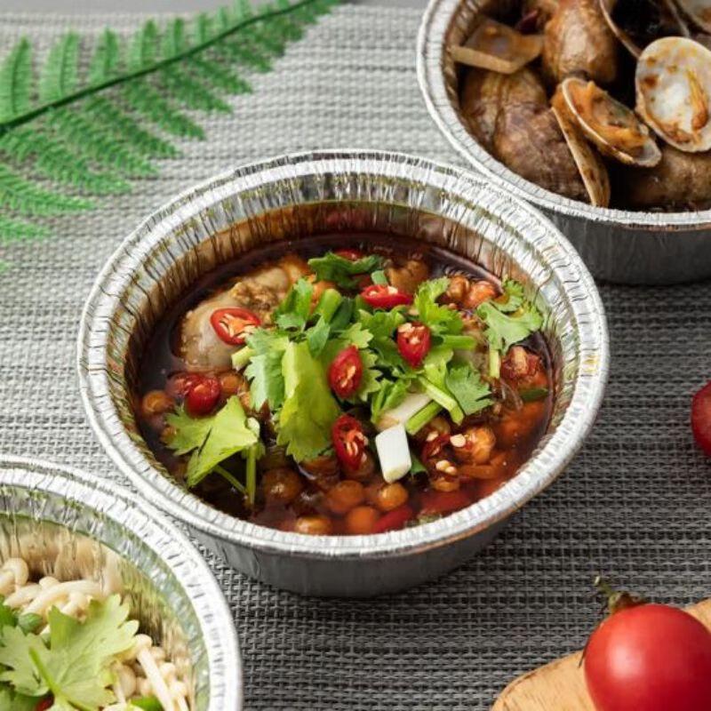 Min Nai Thickened Aluminum Foil Bowls 100 Count