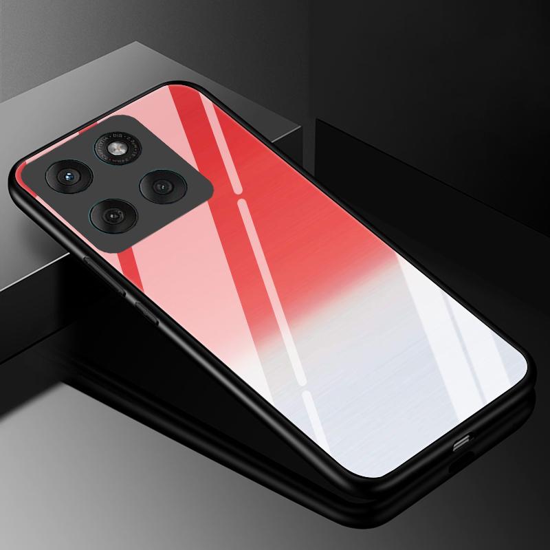 Handyhülle aus gehärtetem Glas für Motorola Edge 60 Fusion 60 Neo 60S Hülle Hart-PC Fundas Rückseite Bumper für Moto Edge60 Stylus Coque