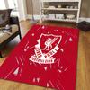 Liverpool Football Club Flanellmuster Quadratischer Teppich, Läufer, Teppich für Wohnzimmer Schlafzimmer Sofa Spielzimmer Dekor, Rutschfeste Fußmatte