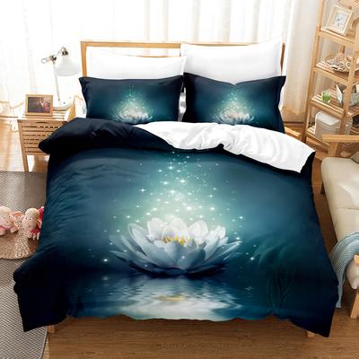 Flowers Bedding Set Colourful Flower Plant Duvet Cover Set King Queen Full Size for Kids Women Girls Polyester Comforter Cover
