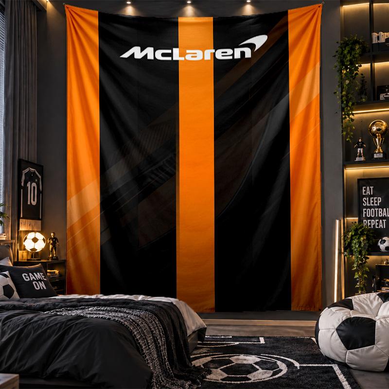 Wandbehang Wandteppich McLaren Druckstoff für Wohnzimmer Schlafzimmer Heimdekoration