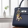 PYNASA Rhinestone Unicorn Keychain for Women, Cute Unicorn Animal Key Holder Accessory, Gift for Car, Backpack, Bag, Tag, Charm, Rainbow