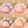 Office Nap Pillow With Cat Paw Plush Toy For Warmth And Comfort