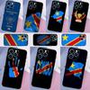 Demokratische Republik Kongo Flagge Hülle Für iPhone 16 15 14 Pro 11 12 13 Pro Max XS X XR Plus 12 13 Mini Weiche Hülle