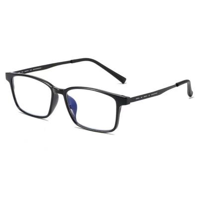Blue Light Blocking Reading Glasses Men Women Ultralight TR90 Titanium Alloy Optical Frame Eyeglasses Square Eyewear