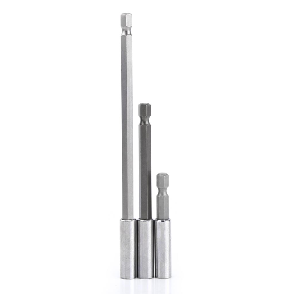 3pcs Electrical Drill Screwdriver Extension Bar Magnetic Bit Holder 1 4 Shank Tool