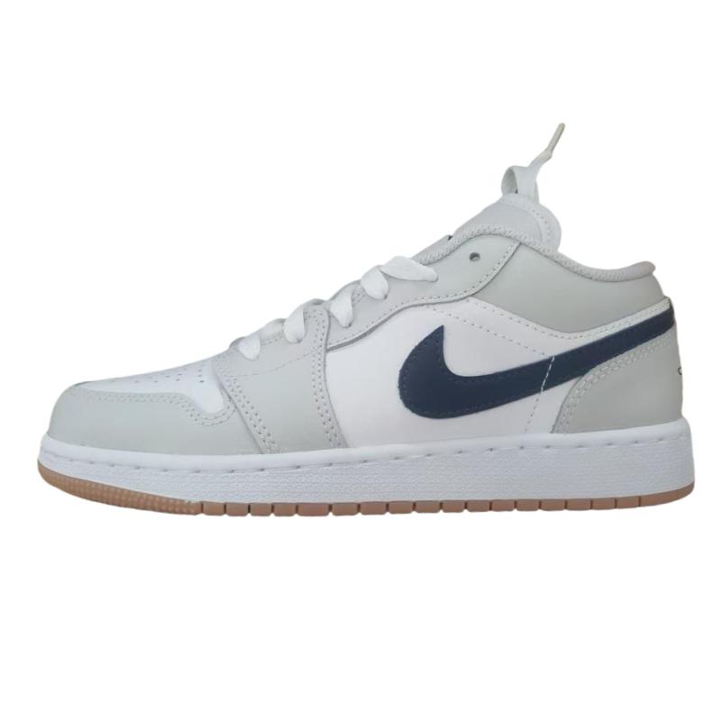 

New Jordan Air Jordan 1 OW BG Comfortable Versatile Low-Top Kids Basketball Shoes 553560-146 38.5
