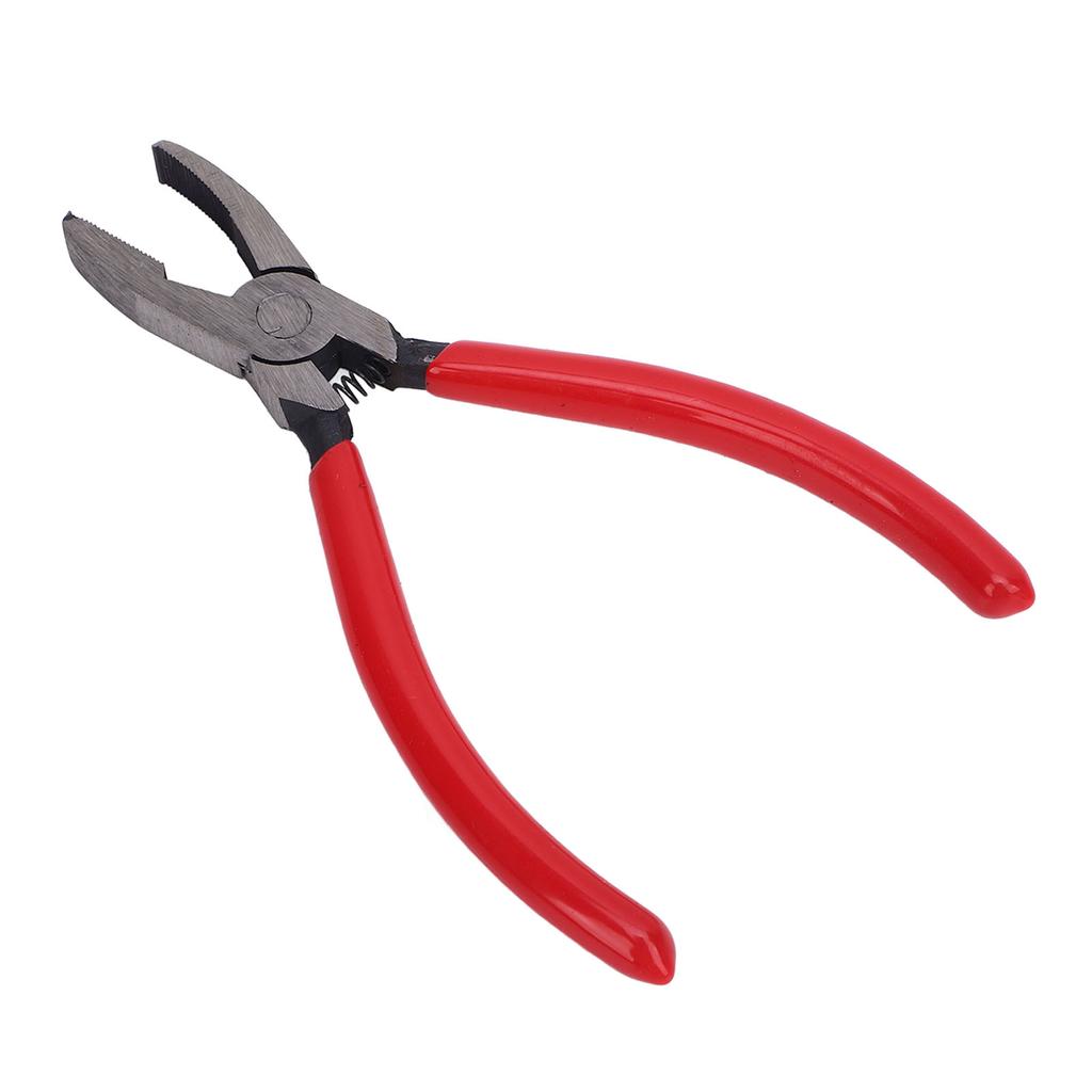 Breaker Grozer Pliers Flat Nose Teeth Design Multifunctional Glass Breaking and Grozing Pliers for
