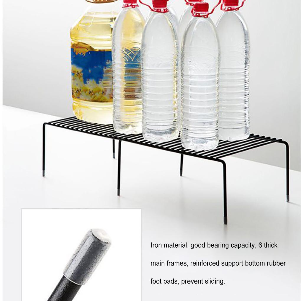 Lagerregal, Teleskop-Platzsparende Metall-Hohlregale, robuste Konstruktion, Schrank-Organizer, Schränke, Tassen, Küche