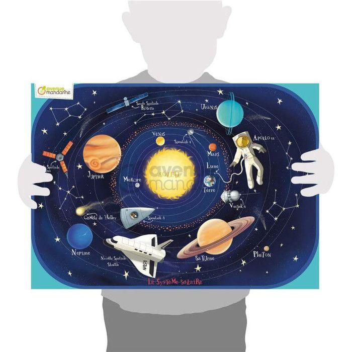 Puzzle système solaire 76 pièces