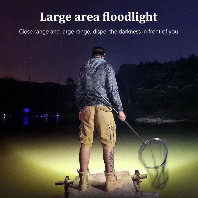 Powerful Rechargeable Head Headlights Hunting Torch Hiking Front Lanterns