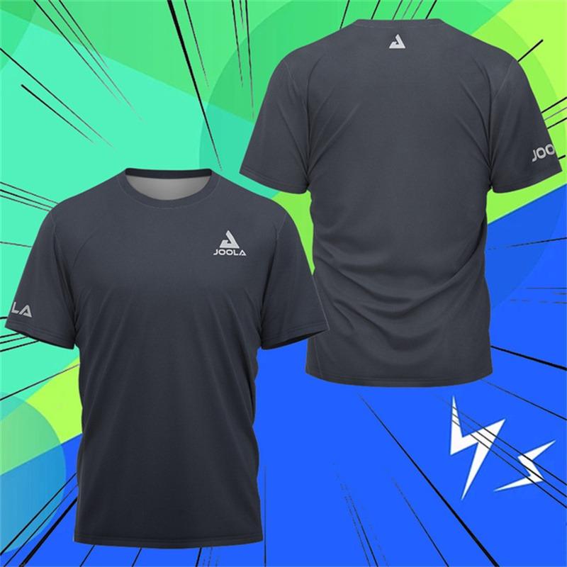 Lake Spot Table Tennis Clothing Men's T-Shirt Badminton Tennis Quick Dry Short Sleeve Men's Breathable T-Shirt Table Tennis Club