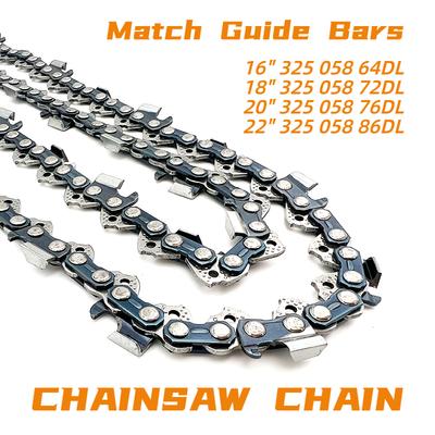 Economical Full Chisel Chain 0.325" 1.5mm 64 72 76 86 Drive Links Are Available for Chainsaw