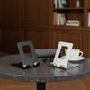 Foldable Aluminum Alloy Mobile Phone Stand Adjustable View Angle Anti Slip Pads For Desktop Watching Office Daily Use