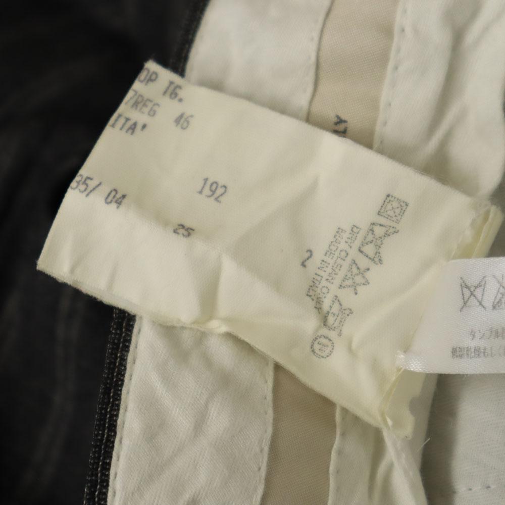 Salvatore Ferragamo Made In Italy Striped Pattern Slacks Pants 46 Men's Used