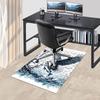 1PC Eagle Fish Non-Slip Floor Carpet Compatible for Office&Living Room&Dining Room - Flat-Weave Machine- Soft & Pattern-E279