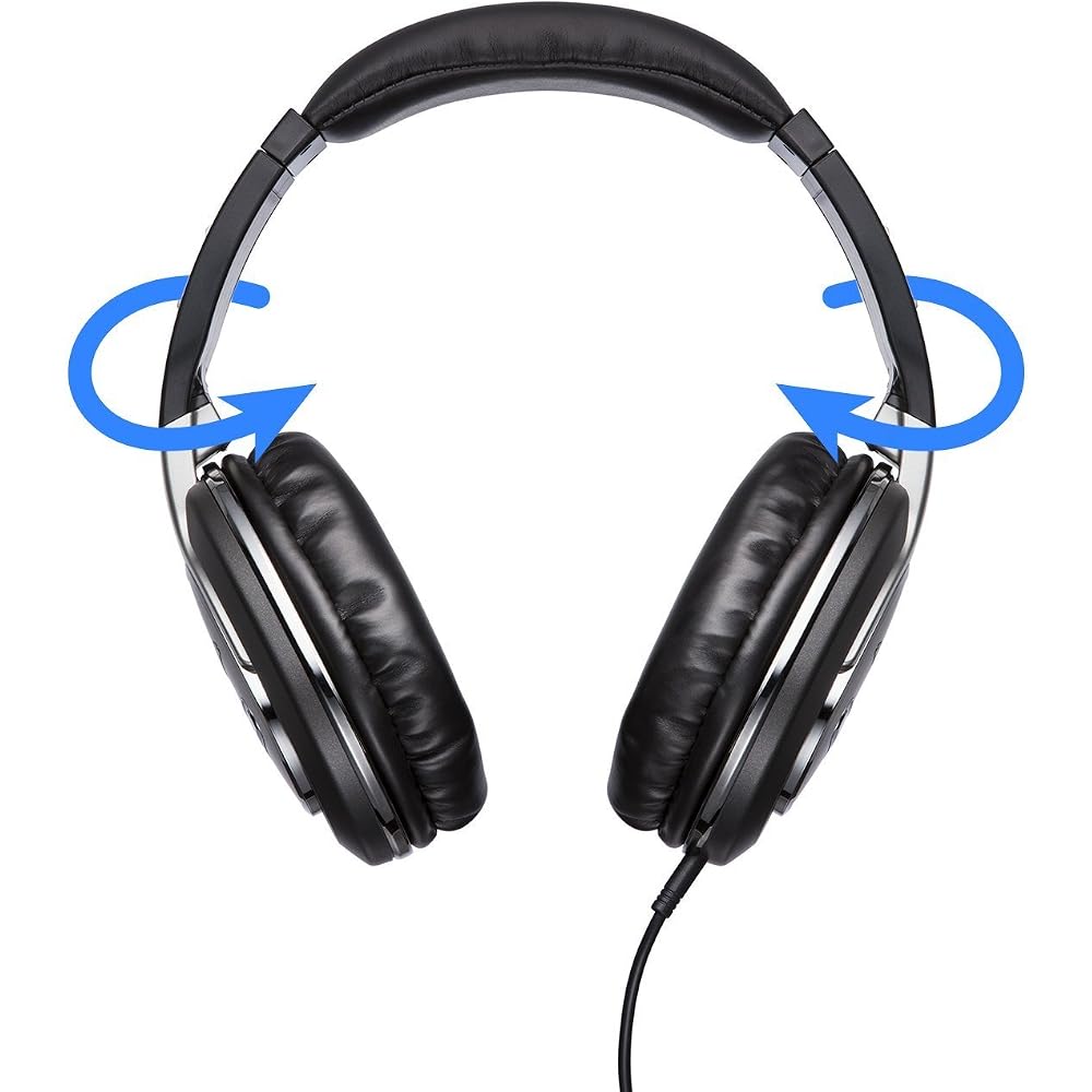 Panasonic Closed-Type Headphones, Silver, RP-HT560