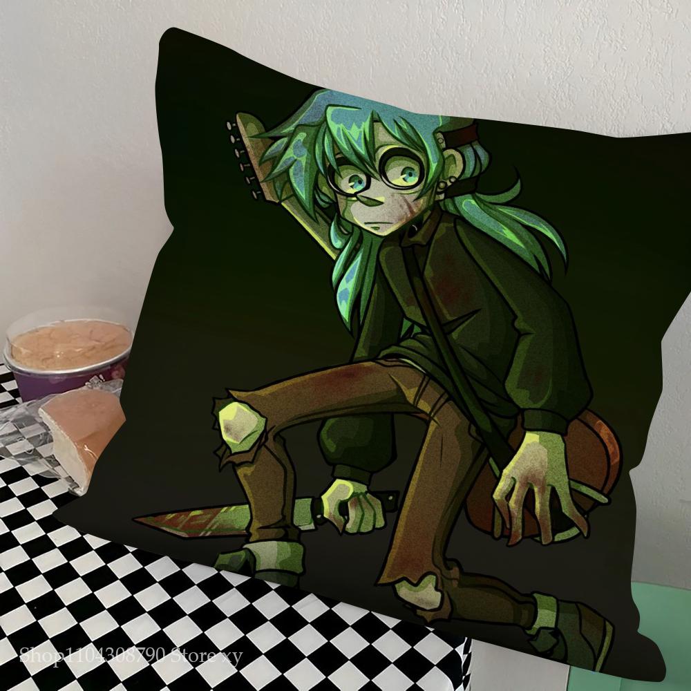 Game Sally Face Pillow Case Square Pillow Bedroom Sofa Leisure Comfort Cushion Car Living Room Home Decoration