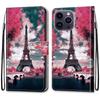 Luxury Painted Leather Case Wallet Book Style Protective Cover for iPhone 16 15 14 13 12 11 Pro MAX 16Pro 15Pro 14Pro 16Plus 15Plus 12mini SE4 (2025)