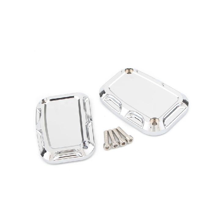 Motorcycle CNC Brake Master Cylinder Cover Front Rear For Harley Touring Road King Street Electra Glide Ultra V-Rod Night Rod