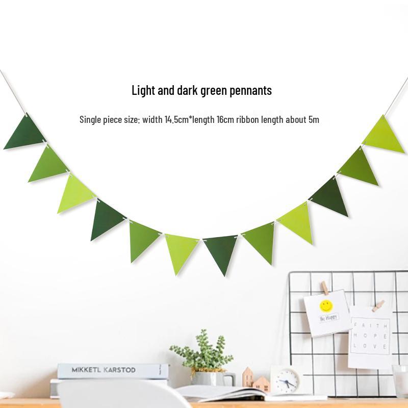 Geburtstags- und Abschlussfeier-Dekoration Wimpelkette für Kinderzimmer, Einkaufszentrum, Back-to-School und Kindergarteneinrichtung