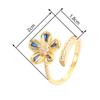 Exquisite Pastoral Sweet Daisy Open Ring - Versatile Pure Copper Women's Jewelry
