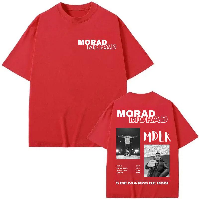 Rapper Morad Graphic T Shirts Men Women Clothing Fashion Hip Hop Tshirt High Quality Cotton Short Sleeve Tshirts Streetwear