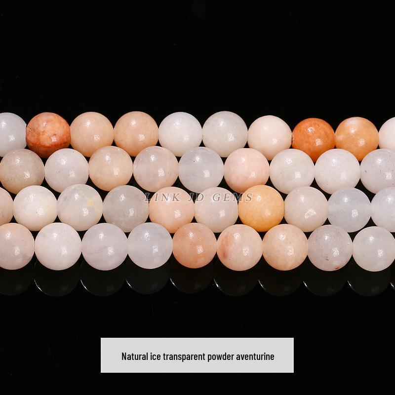 Jinde Jewelry Natural Red Aventurine Round Beads for Handmade DIY Bracelets and Accessories.