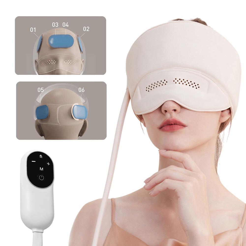 Air Pressure Head Massage Electric Eye Massage Graphene Eyes Airbag Compress Headache Migraine Relax Improve Sleep Stress Relief