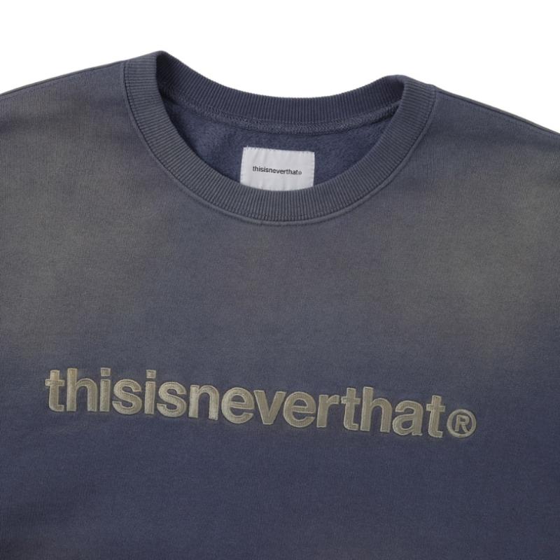 ThIs Is Never ThaT T Logo Crewneck Warm Blue
