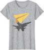 Paper Jet Fighter Plane Airplane Aviation Aircraft Airfield Men TShirt Short Sleeve Casual 100 Cotton ONeck Summer Shirts
