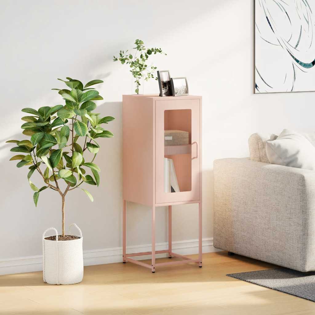 Sideboard Pink 36 x 39 x 107 cm Cold Rolled Steel