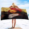 Mona Lisa Serie Meeresurlaub Strandtuch Schwimmbad Badetuch Mikrofaser Sporttuch