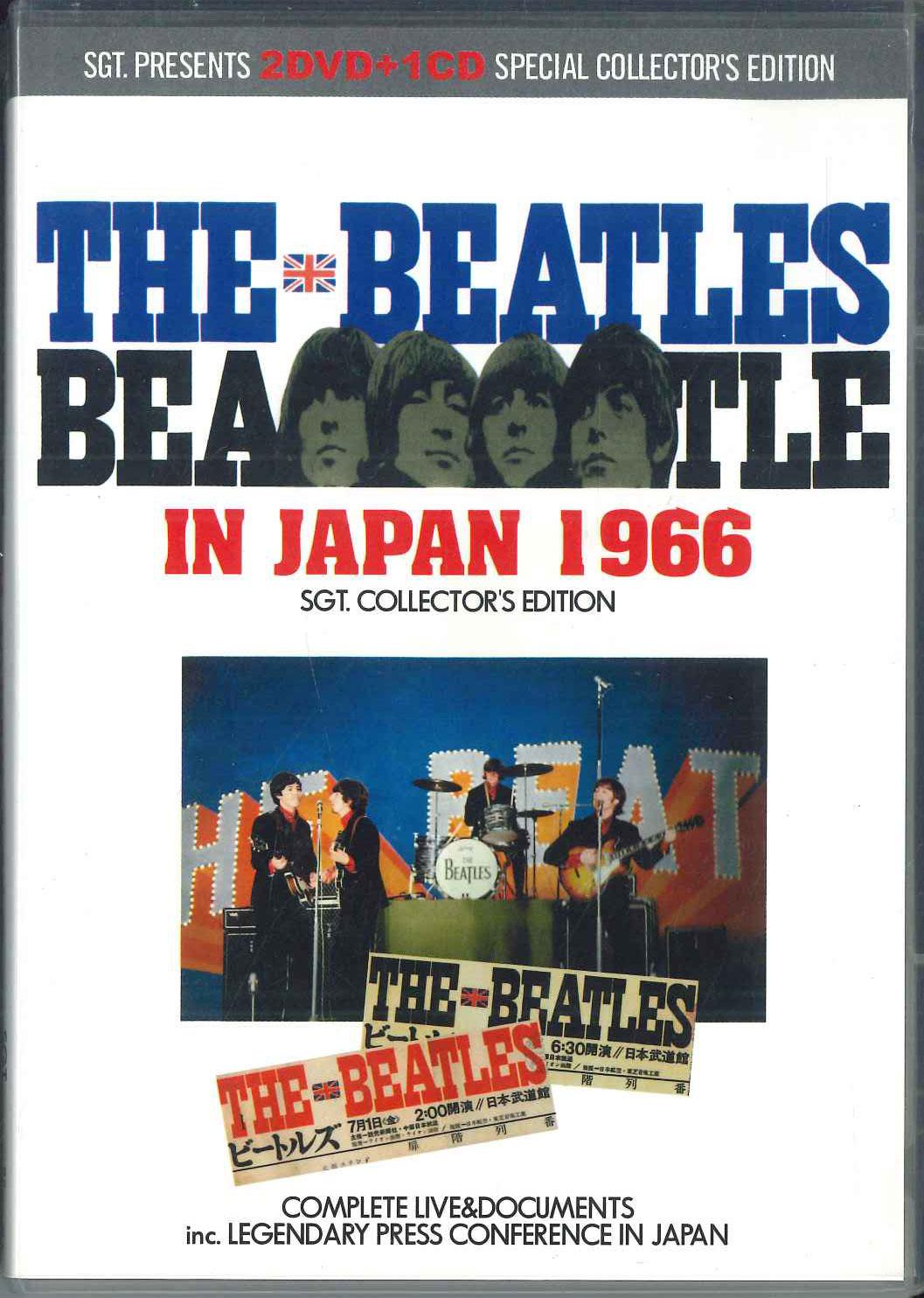 

DVD BEATLES - Beatles В Японии 1966 SV20130123 SGT Japan Rock Б/У