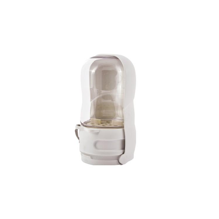 New Outdoor Pet Kits Foldable Portable Dog Drinking Cup Segmented Dog Food Integrated Water Dispenser