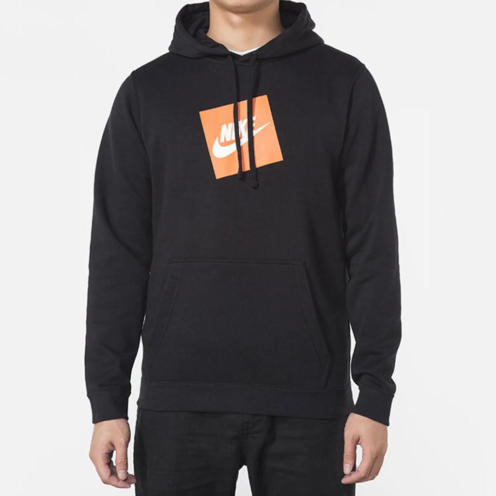 Nike Sweatshirts Men's Black Hooded Thickened Other (Unisex) Sweatshirts CW6414 010