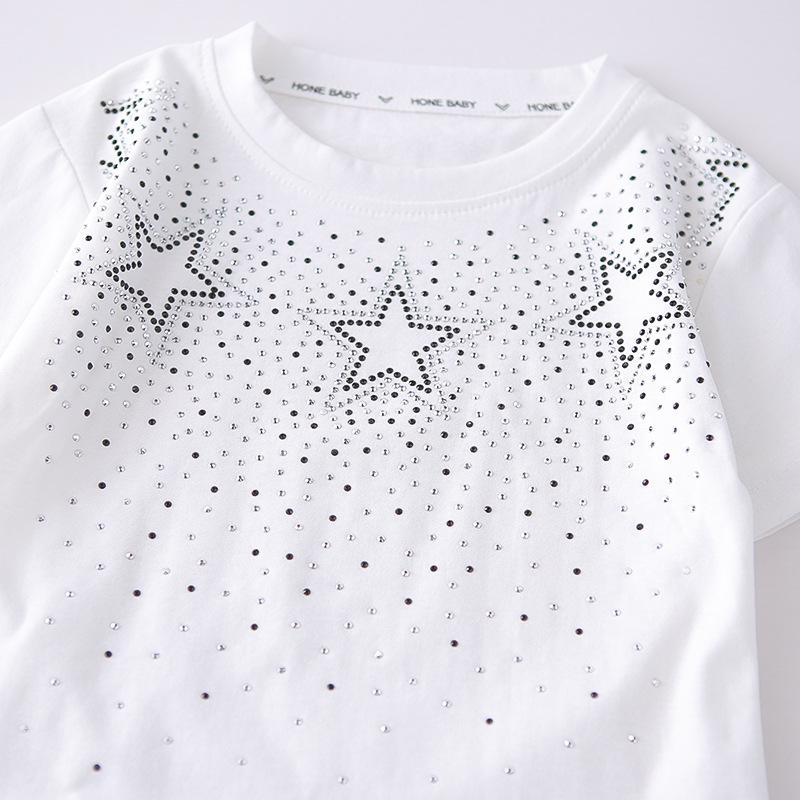 Jungen Sommer 2026 Stern Strass Kurzarm T-Shirt - Trendiges Lässiges Kinder Outfit