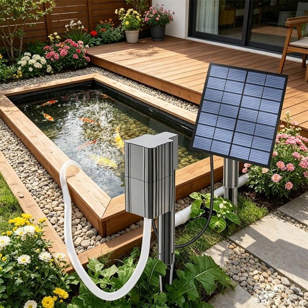 Energy Saving Solar Powered Pond Aerator High Efficiency Aquarium Aerator Oxygen Pump Aquarium