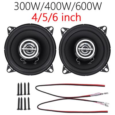 2 stücke 4/5/6 Zoll Auto Koaxial Lautsprecher Set Vollständige Palette Frequenz 12V Stereo Surround Auto Audio 300W/400W/600W Auto Horn Sound für SUV
