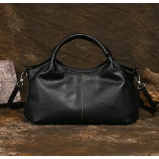 

Женские винтажные повседневные сумки из натуральной кожи, мягкие и вместительные сумки и тоуты