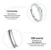 Sterling Silver Meow Couple Rings: Cute Pet Adjustable Luxury Dopamine Design