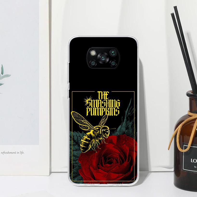 Rock The Smashing Pumpkins Phone Case For Xiaomi Poco X7 X6 X5 M7 M8 Pro F7 Ultra Redmi 15C 15 13C 13 12C 12 10 10C 10A Art Fund