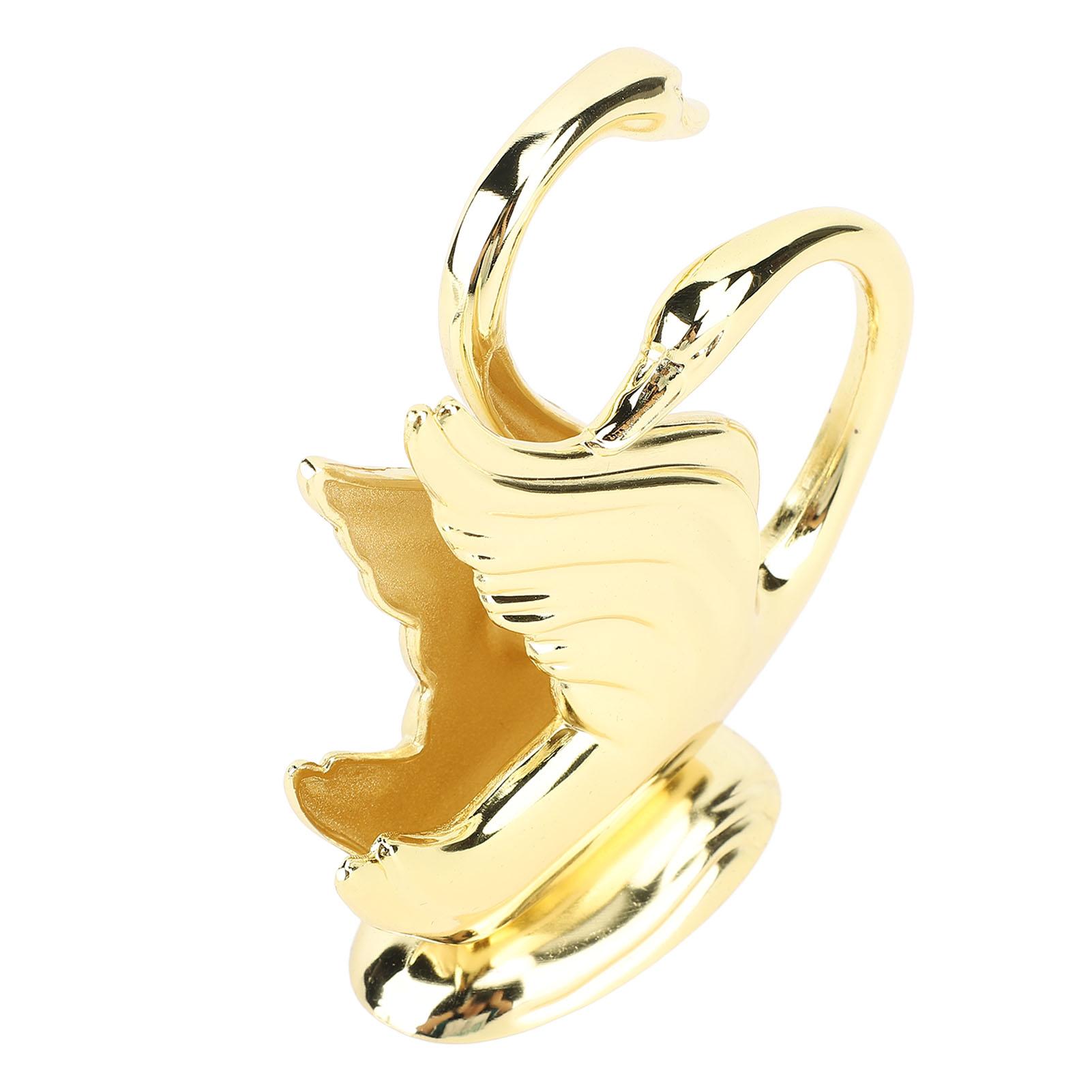 

Золотой держатель для салфеток Элегантный современный диспенсер для салфеток Подставка из цинкового сплава Настольный держатель для салфеток для дома