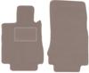 Beżowe dywaniki przednie do: Mercedes CL W215 coupe (1999-1906)