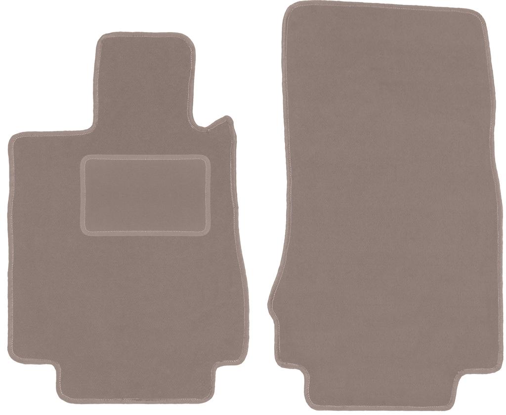 Beżowe dywaniki przednie do: Mercedes CL W215 coupe (1999-1906)