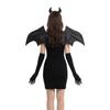 Halloween Bat Costume Accessories Bat Wing Evil Horn Headband Gloves for Halloween Party,Cosplay,Costume Ball,Carnivals