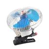 Strong Wind Rotatable Clip Cooling Fan 8inch Low Noise Oscillating Auto Cooling Fan with Clip 12V 25W Truck Car Auto Fan