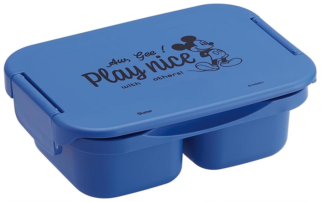 Skater Bento Separate Tight Lunch 1 Dishwasher Microwave Made in Mickey Box, Antibacterial, Type, Box, Tier, 500ml, Safe, Safe, Japan, Disney, Mouse,